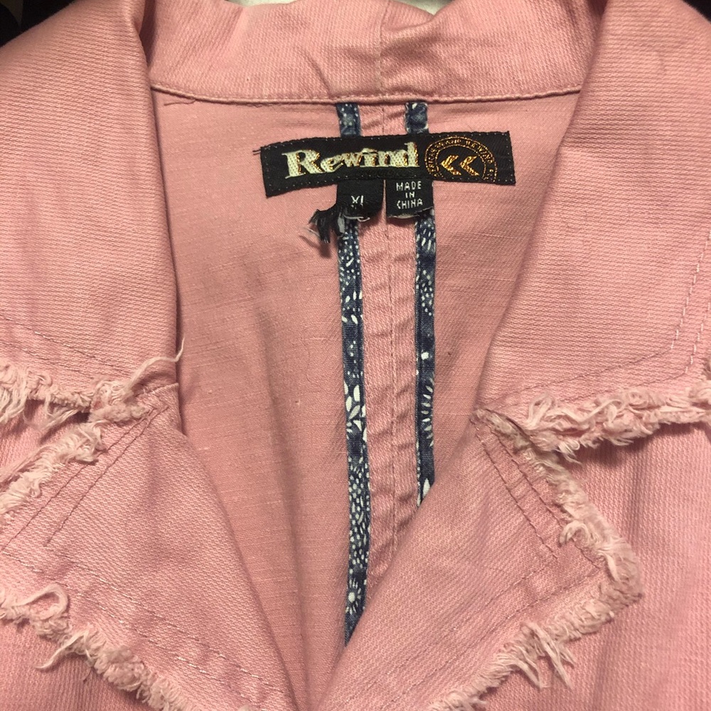 Pink denim jacket - Picture 3 of 3